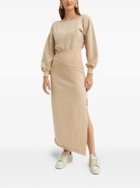 SEROYA side-split Maxi Dress | Neutrals | FARFETCH at Farfetch